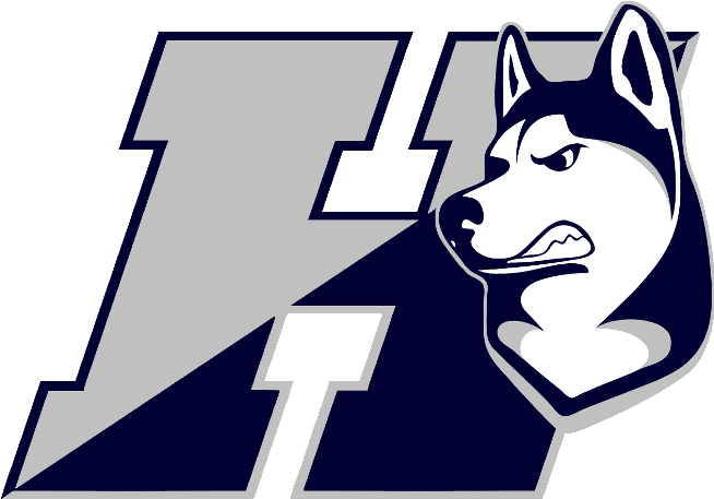 Clipart Husky Dog - Heritage High School Nc Logo (655x472), Png Download