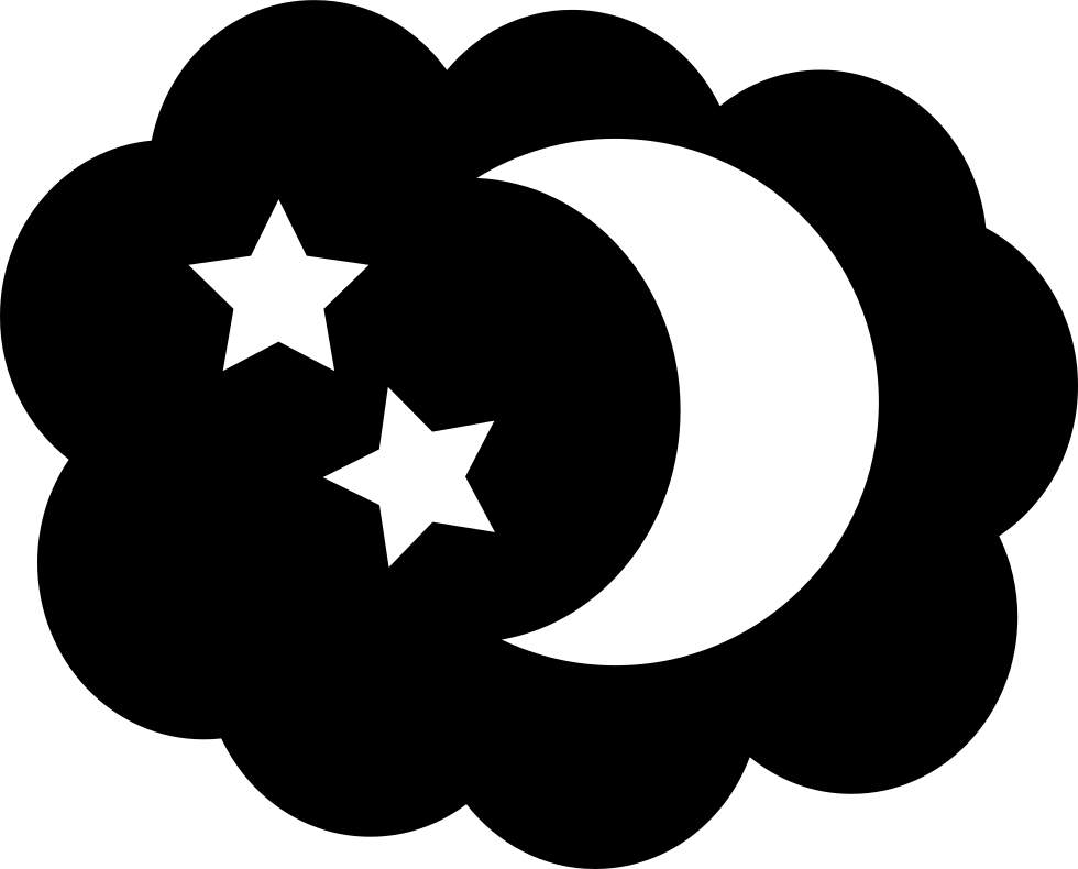 Night Sky - - Night Sky Black And White Clip Art (980x790), Png Download