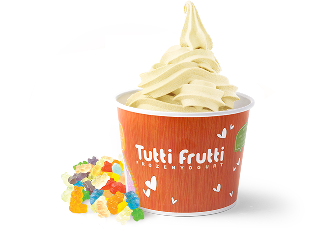 Gummy Bear Sorbet - Tutti Frutti Gummy Bear (640x540), Png Download