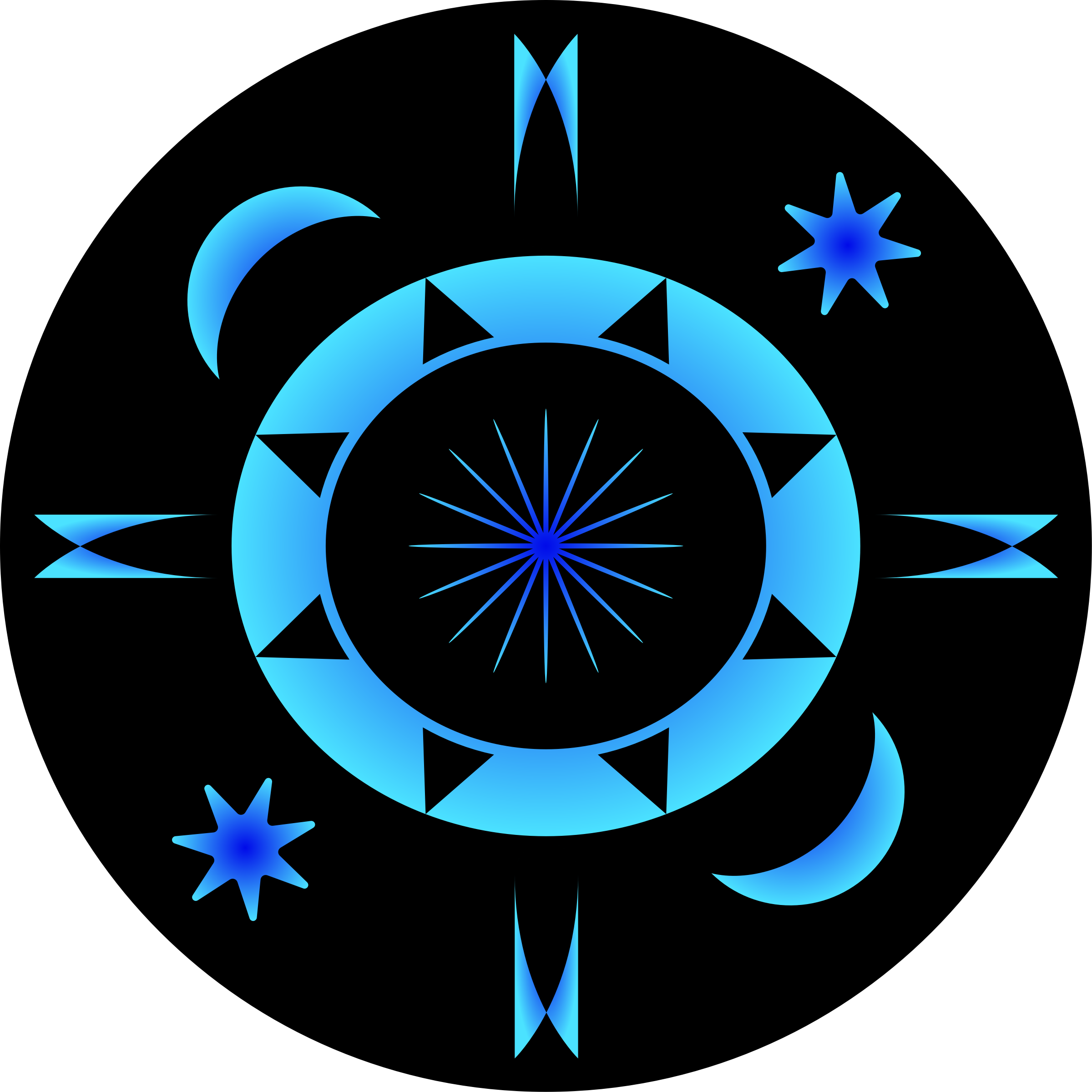 This Free Icons Png Design Of Night Sky Magic (2400x2400), Png Download