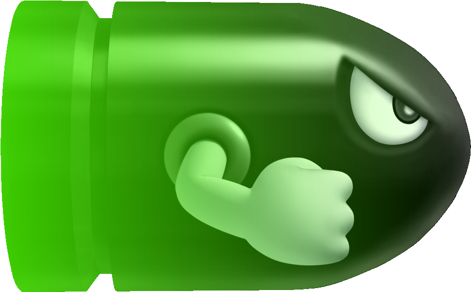 Toxic Bill - Bullet Bill Mario Kart (1000x1000), Png Download