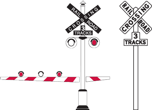 Railroad Crossing Signals (496x352), Png Download