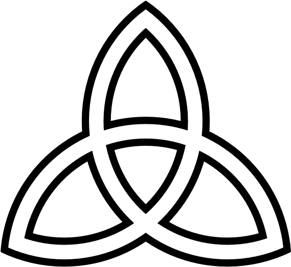 Knot Clip Art Trinity - Trinity Clipart (600x527), Png Download
