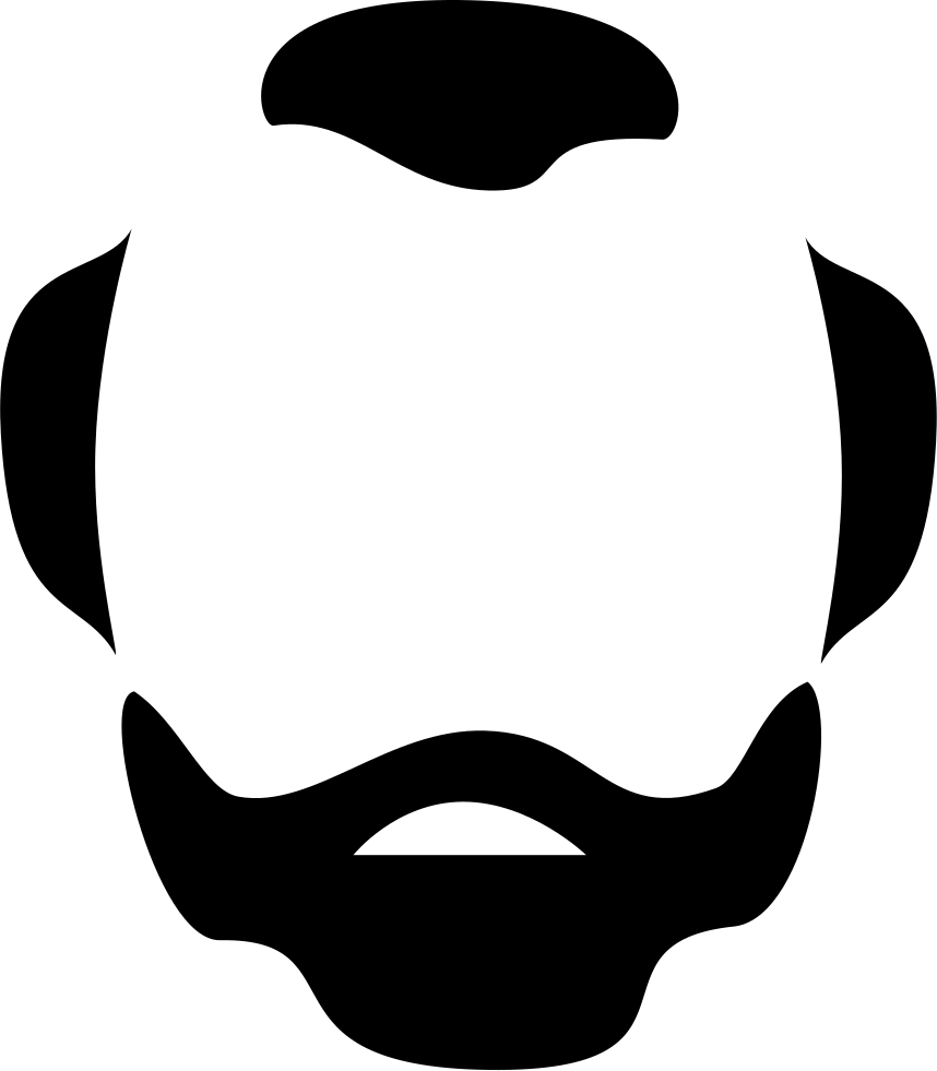 Male Of The Head - Hair Icon Male (858x981), Png Download