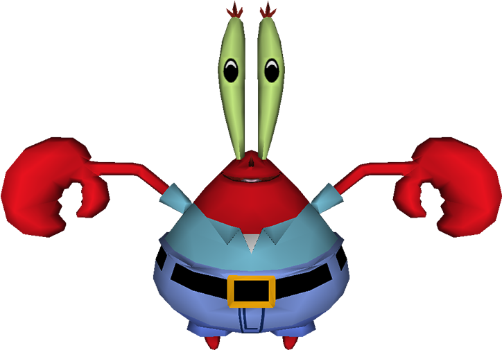 Download Zip Archive - Mr Krabs Battle For Bikini Bottom (750x650), Png Download