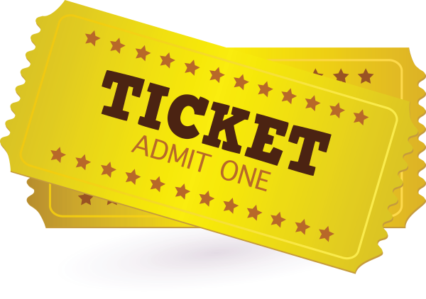 Movie-tickets - Movie Ticket Png Transparent (600x422), Png Download