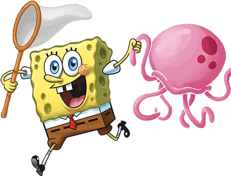 Spongebob Squarepants Crayola Colouring Book With 50 (453x360), Png Download