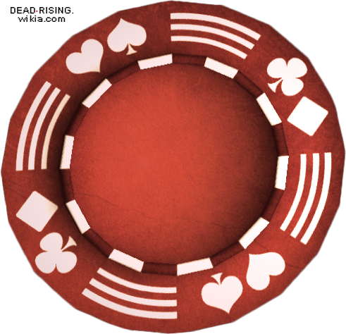 Dead Rising Novelty Poker Chip - Dead Rising (491x474), Png Download