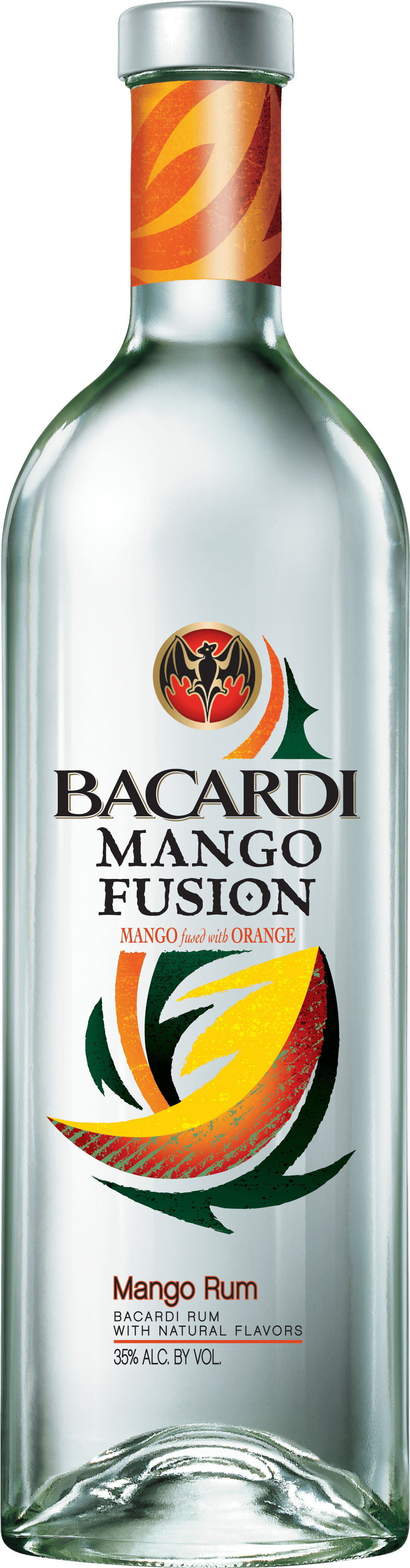 Bacardi Mango Fusion Rum - Bacardi Dragon Berry (2012x5470), Png Download