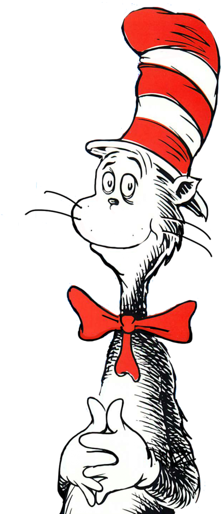 Cat In The Hat Clipart Lol Rofl Com - Cat In The Hat Baby Shower Games Free (615x1024), Png Download