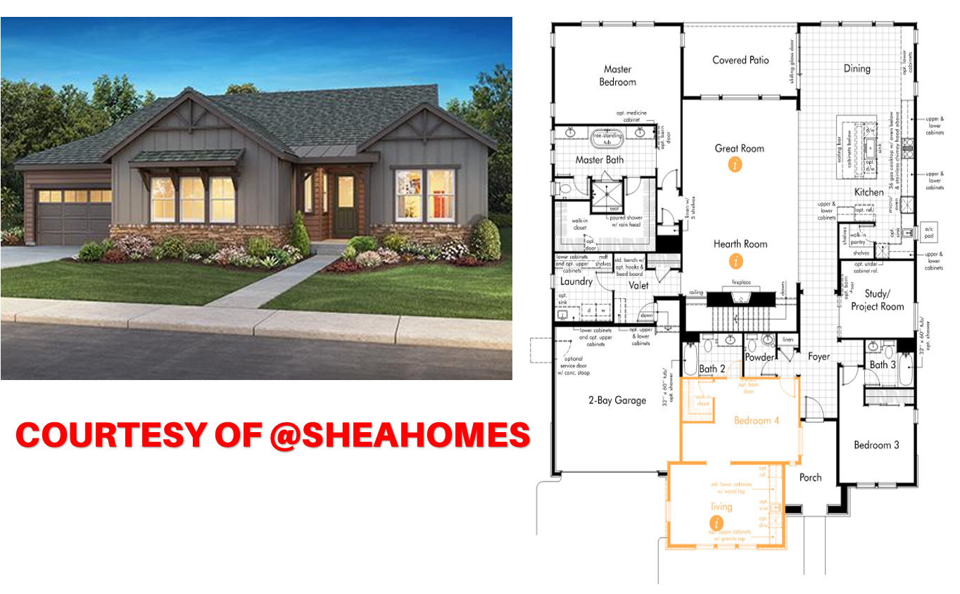 Stonewalk Collection 3 7 Bedrooms, 3,172 4,153 Square - Floor Plan (1376x843), Png Download