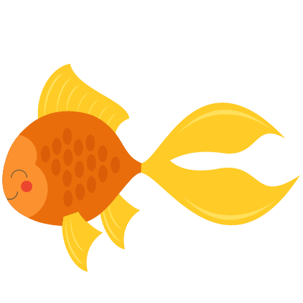 Goldfish Transparent Images Png - Cartoon Gold Fish Png (432x432), Png Download