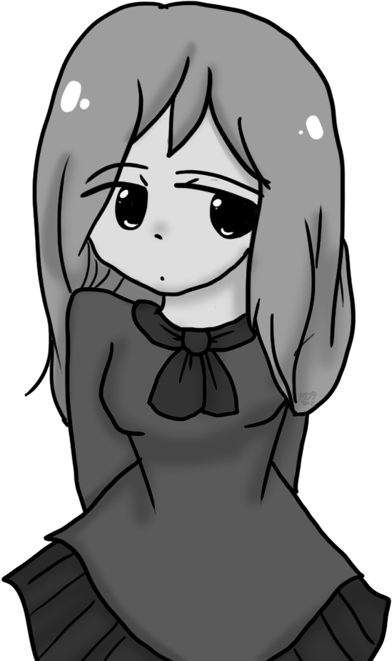 , 悲しみさん ) - Cartoon (632x978), Png Download