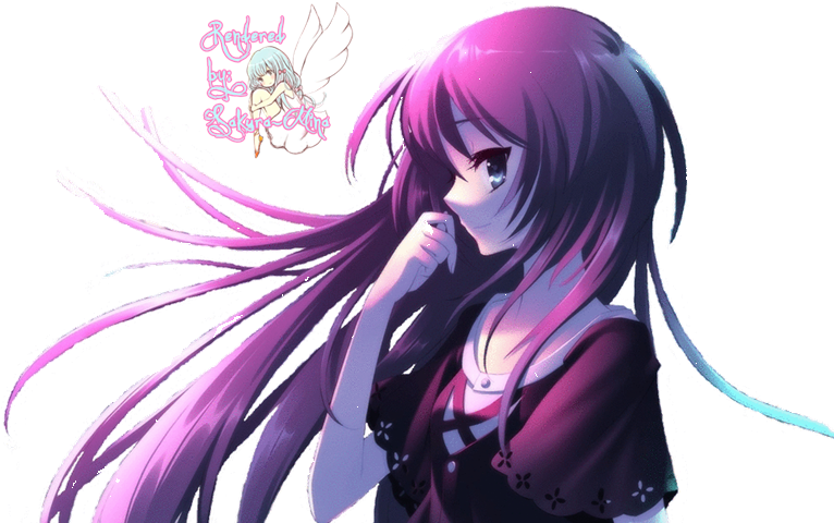Hoodie Hair Chibi Emo Female Anime Png Hoodie Hair - Sakura Mina (788x486), Png Download