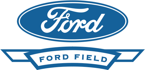 Getting Into Ford Field - Ford Field Logo (600x357), Png Download