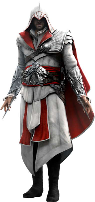 Ezio Auditore Assassins Creed Brotherhood (250x514), Png Download