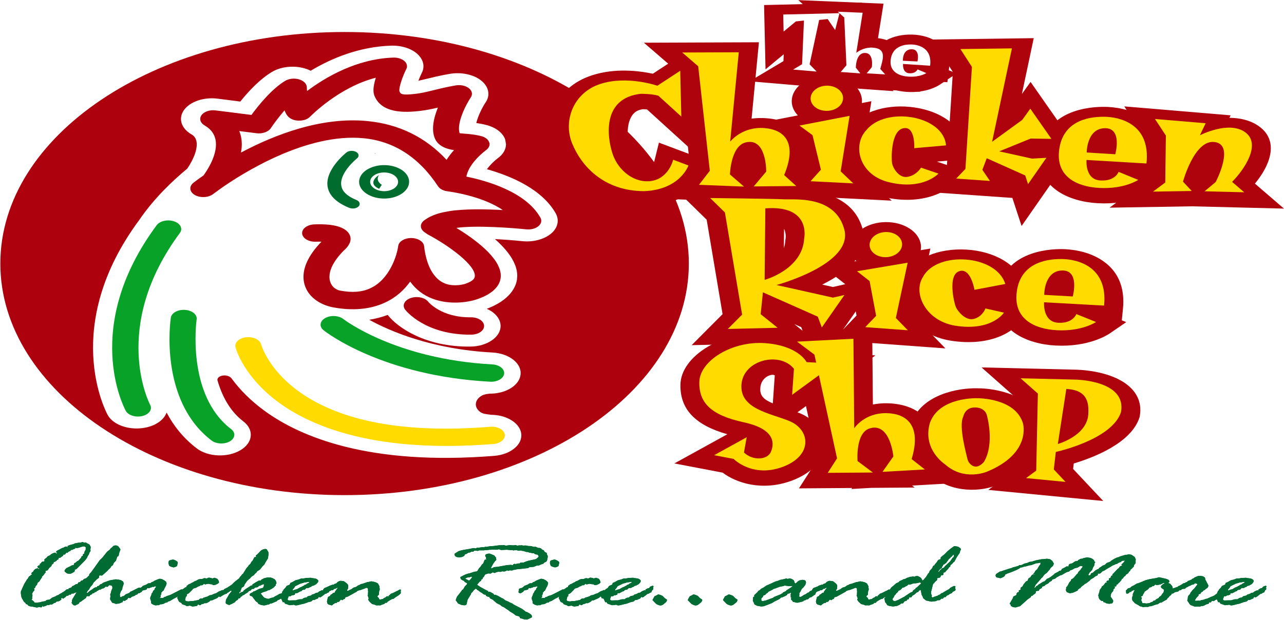 Logo Of The Chicken Rice Shop - Chicken Rice Shop Logo (2500x1208), Png Download