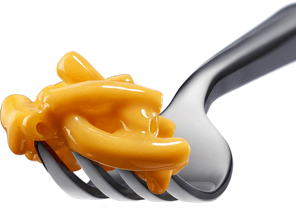 Fork With Mac And Cheese (600x428), Png Download