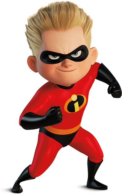 Incredibles 2 Dash Parr (409x652), Png Download