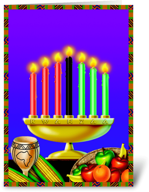 Kwanzaa Greeting Card - Etrog (700x792), Png Download