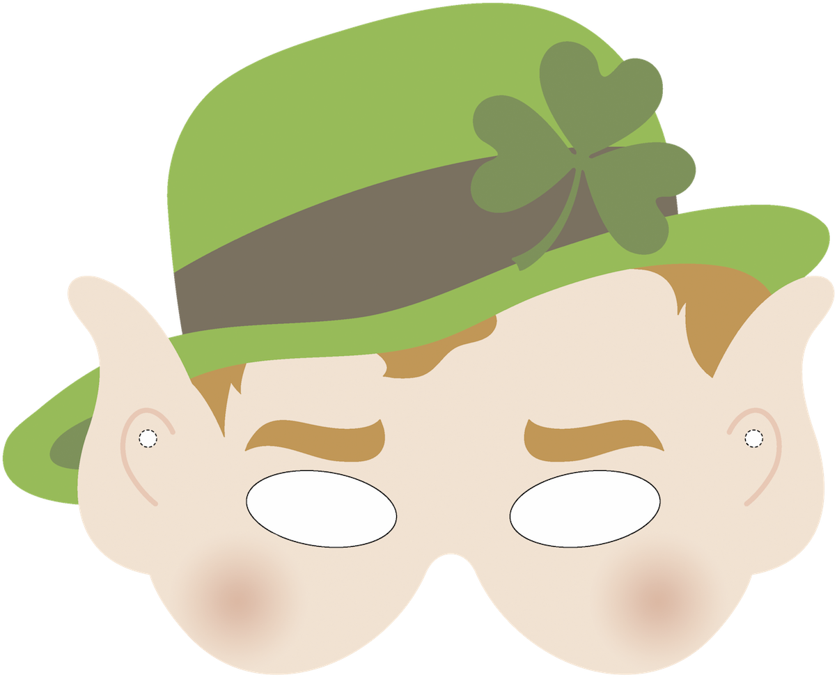 Love Masks And These Adorable St - Saint Patrick's Day (1500x1060), Png Download