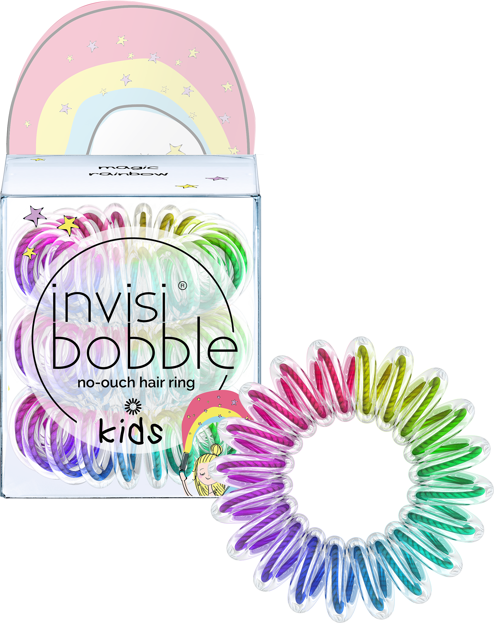 Invisibobble Kids Hair Tie Magic Rainbow (2300x2300), Png Download