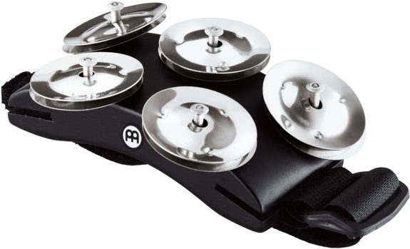 Meinl Cft5-bk Cajon Foot Tambourine, Black (700x525), Png Download