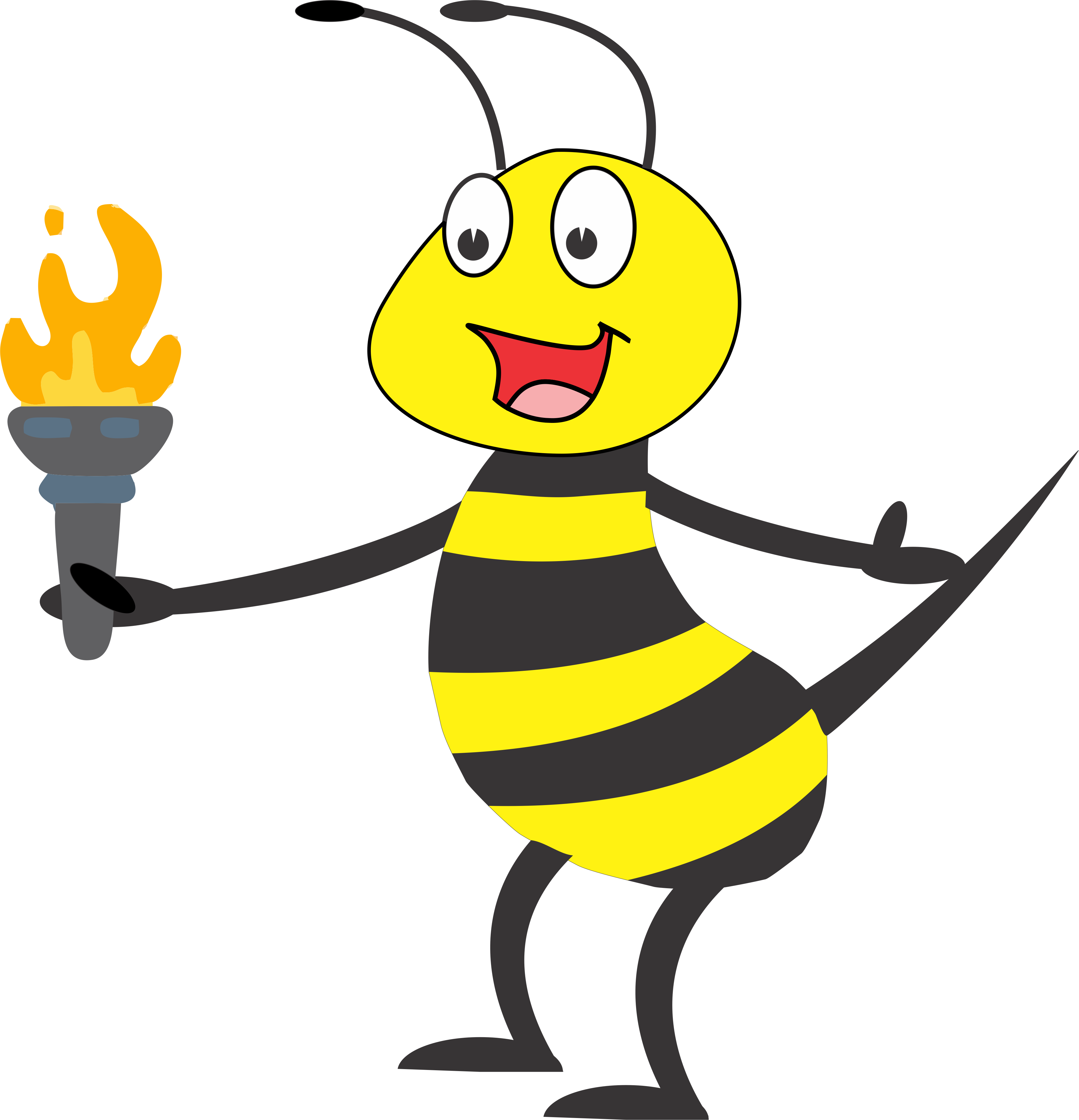 Liberty Buzz Says - Cartoon (3817x3962), Png Download