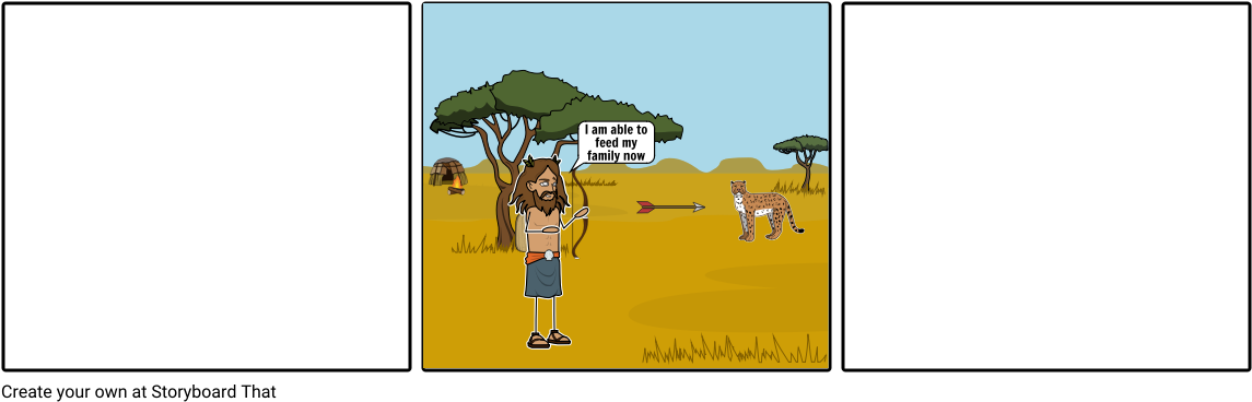 Neolithic - Cartoon (1164x385), Png Download