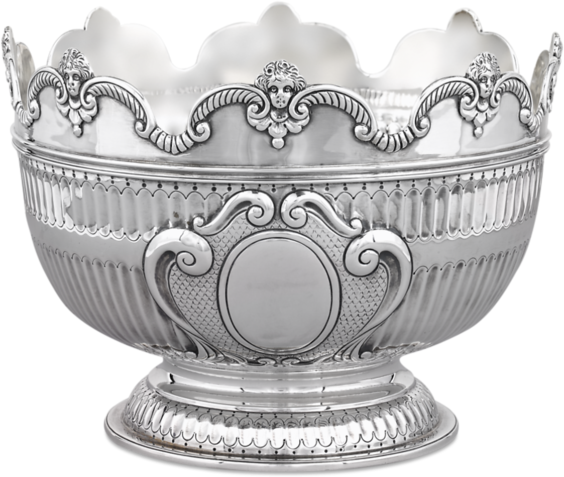 Silver Cherub Bowl By The London Assay Office - Goldsmith's Company Assay Office (1351x1080), Png Download