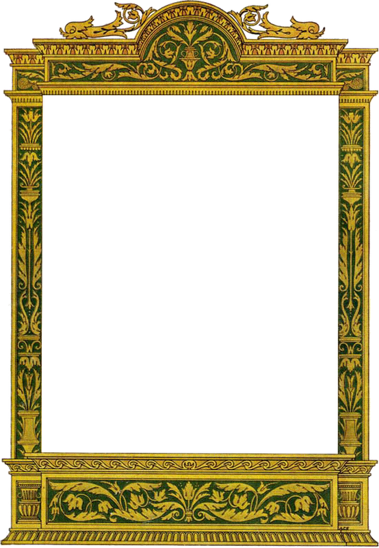 Vintage Frame ~ Zibi Vintage Scrap - Picture Frame (554x800), Png Download