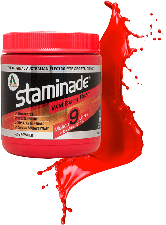 Staminade Wild Berry Splash Background - Staminade Wild Berry Rush 585g (800x800), Png Download