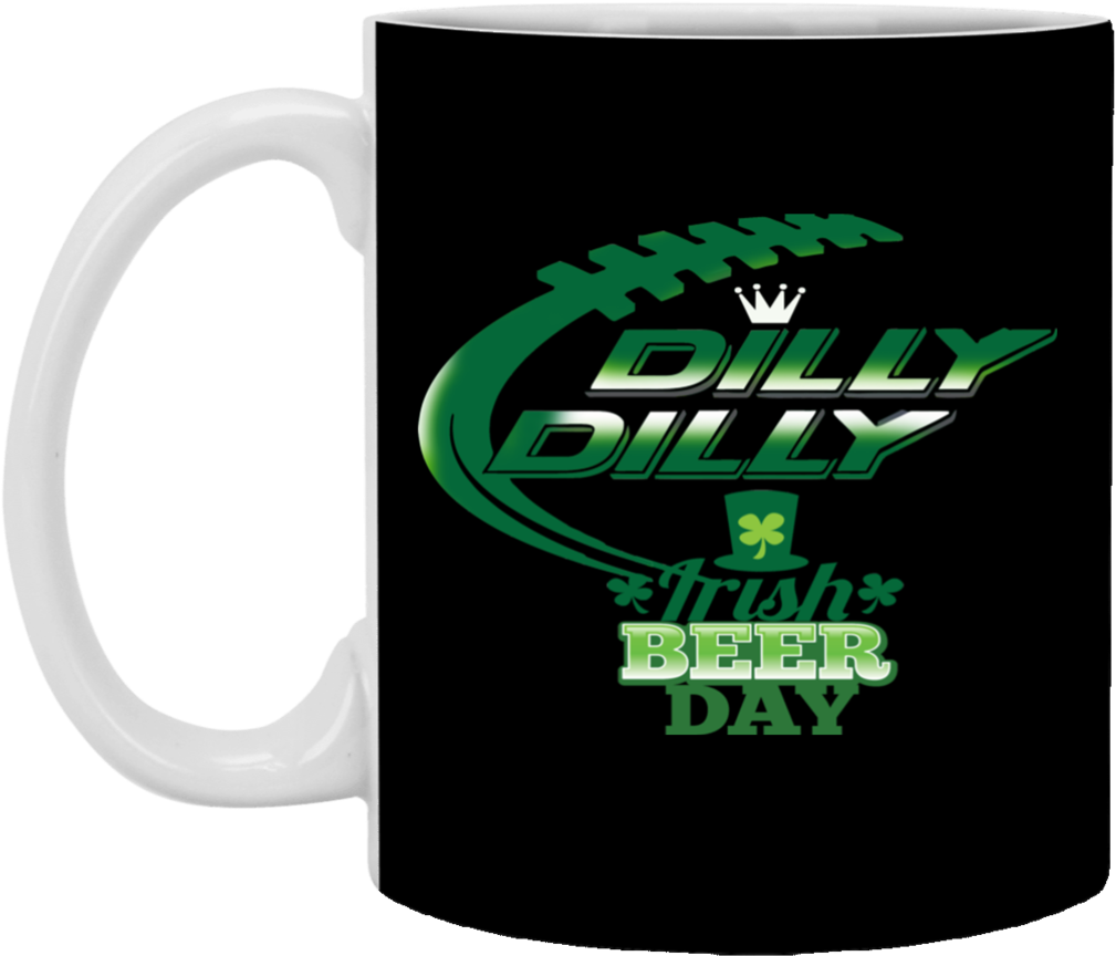 Dilly Dilly Irish Beer Day Shirt Beers Shamrock Hat - Mug (1024x1024), Png Download