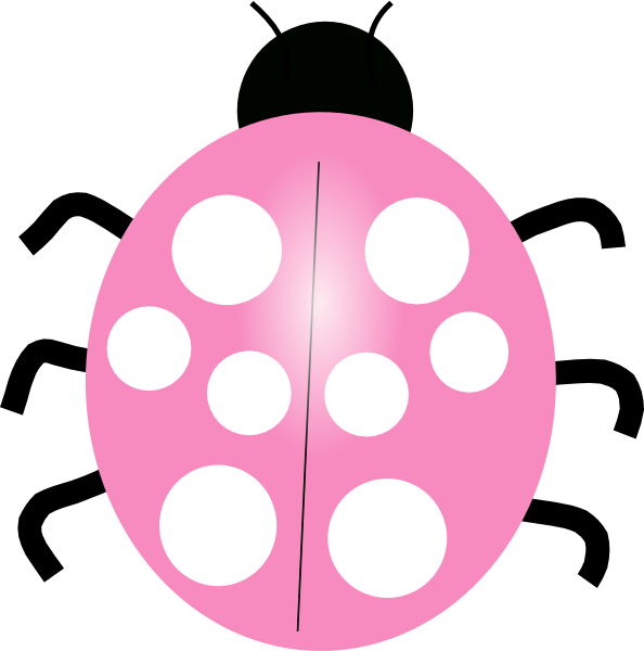 Small - Lady Bugs Clip Arts (594x600), Png Download