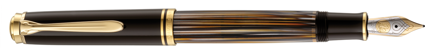 Se Souverän M400 Tortoiseshell Brown Fountain Pen F - バーントオレンジ M800 M 中字 限定モデル [万年筆] (1500x1500), Png Download