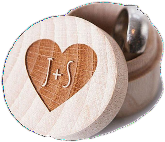 Ravenna Personalized Wedding Ring Box - Wedding Ring (800x800), Png Download