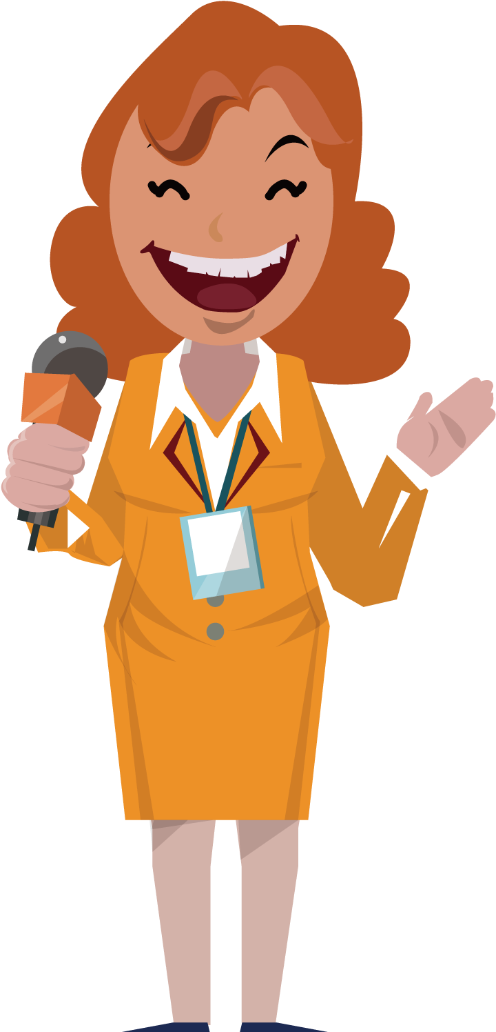 Free Clipart Reporter (1500x1500), Png Download