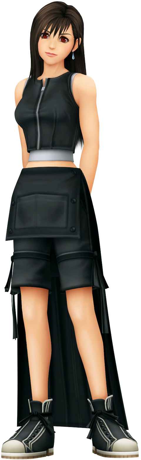 Kh2 Tifa Lockhart - Kingdom Hearts 2 Tifa Lockhart (480x1565), Png Download