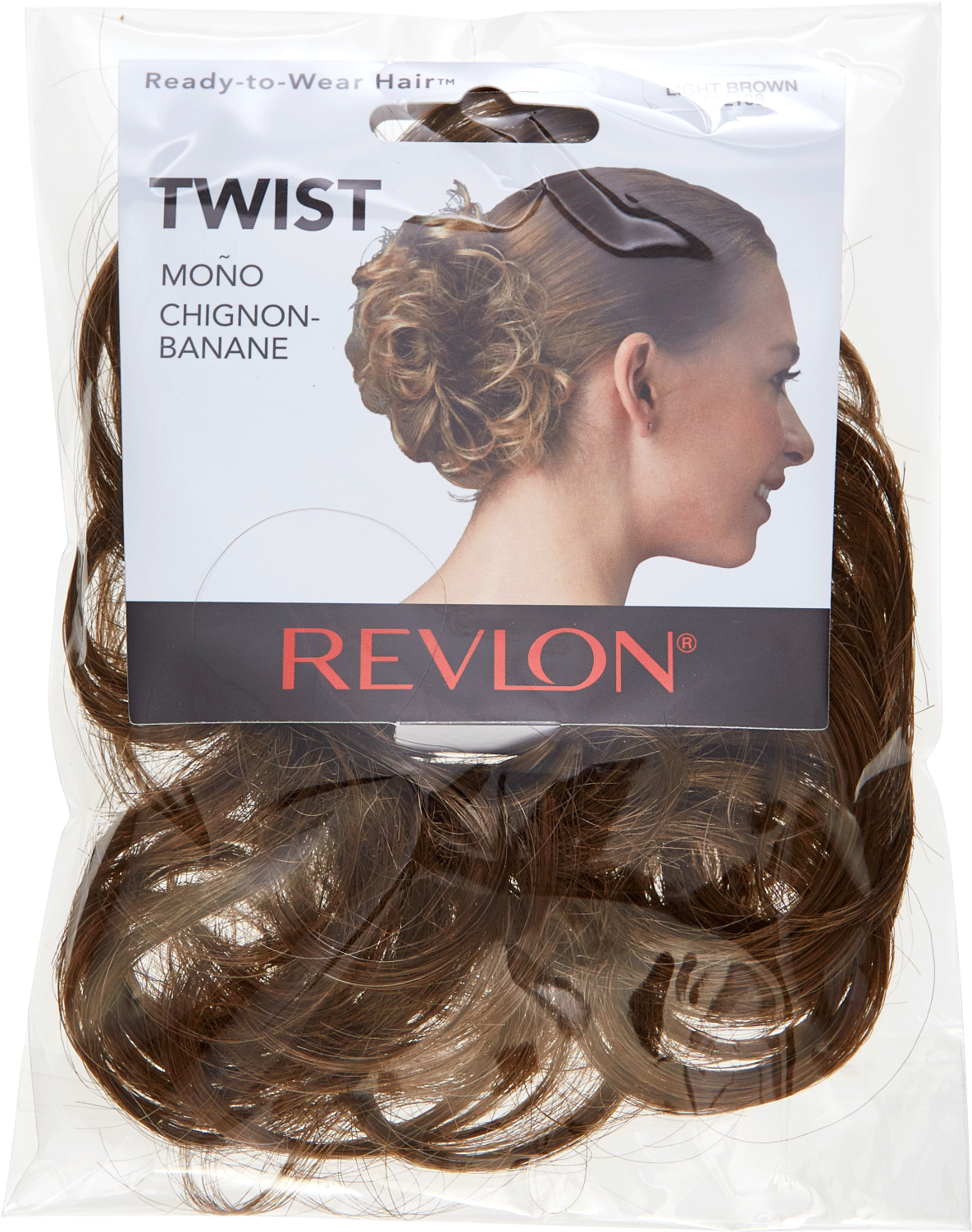 Revlon Spare Hair Twist Hairpiece Dark Blond, Dark (1500x1500), Png Download