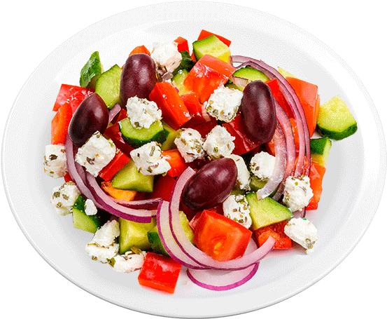 Greek Salad (566x544), Png Download