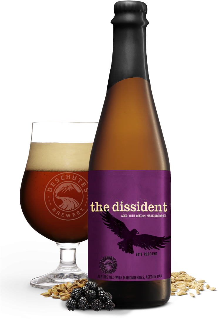 The Dissident Marionberry - Deschutes Dissident Brett Ale (840x1200), Png Download