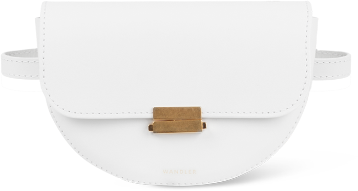 Anna Buckle Belt Bag White - Coin Purse (1000x1000), Png Download