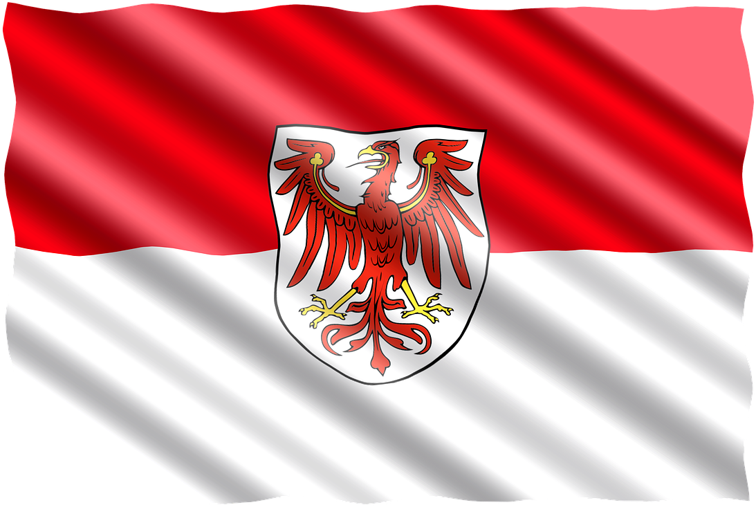 Germany, Germany, Flag, Regions, Brandenburg - Brandenburg Flag Throw Blanket (1280x853), Png Download