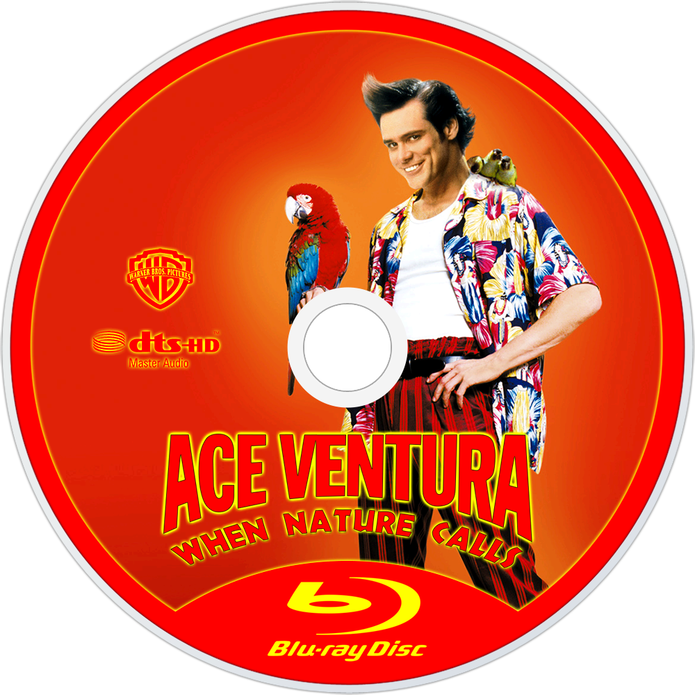 When Nature Calls Bluray Disc Image - Ace Ventura 2 Blu Ray (1000x1000), Png Download