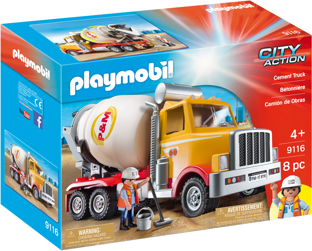 Concrete Mixer Truck Png (1200x840), Png Download