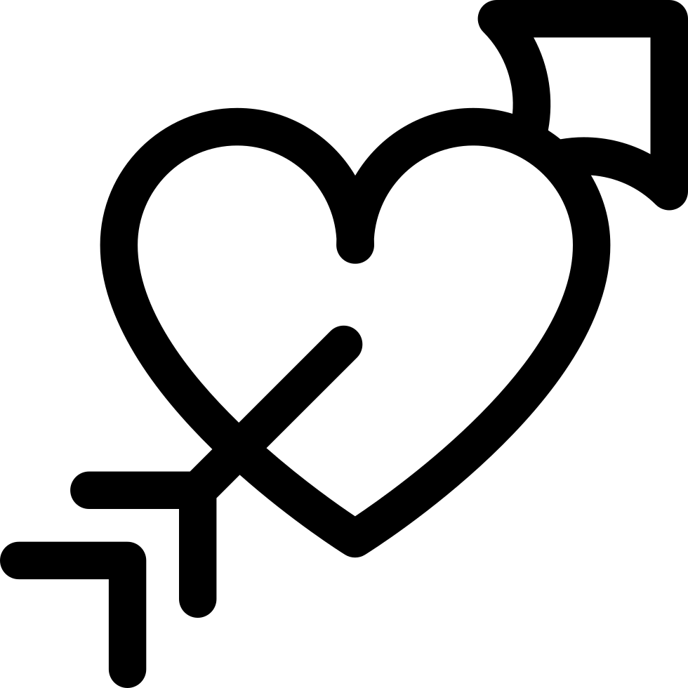 Cross Heart Comments - Brushed Hearts (980x980), Png Download