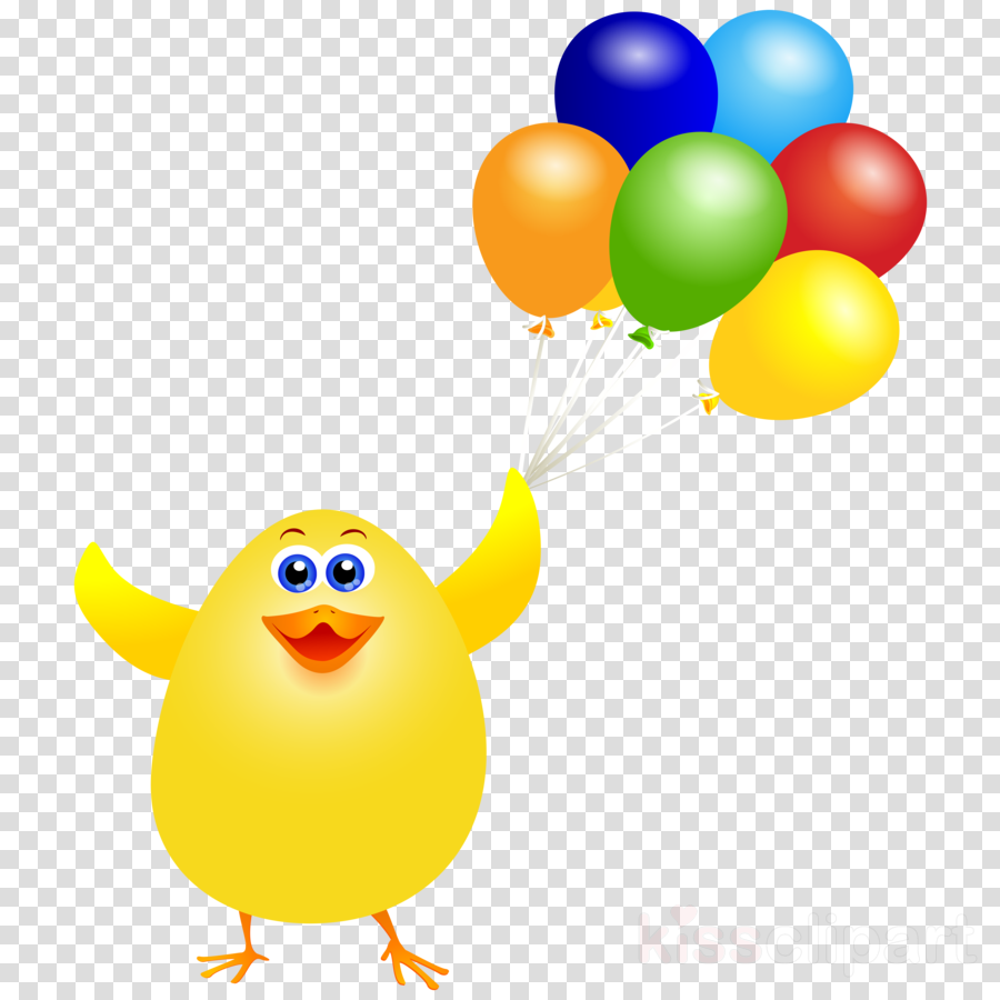 Easter Balloons Png Clipart Chicken Easter Bunny Clip - Imagen Cronometro Fondo Transparente (900x900), Png Download