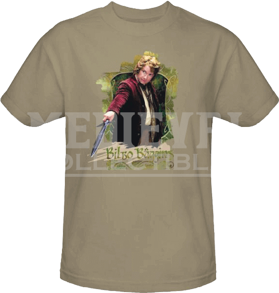Bilbo Baggins T-shirt - Bilbo Baggins Long Sleeved Shirt (632x632), Png Download