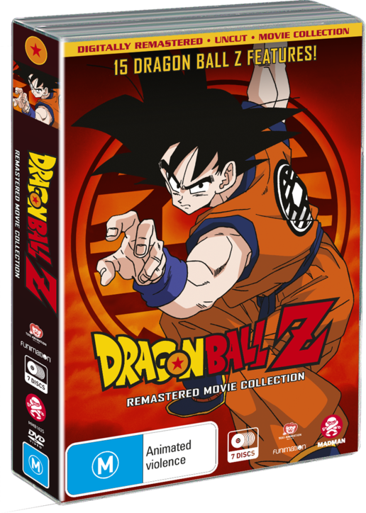 Dragon Ball Z Remastered Movie Collection - Dragon Ball Movies Remaster (516x724), Png Download