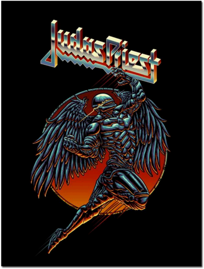Judas Priest Firepower Poster (600x600), Png Download
